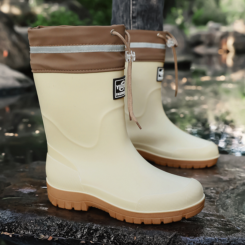 أحذية مطر للرجال بطول منتصف ال - مراجعة Fishing Boots وسعره